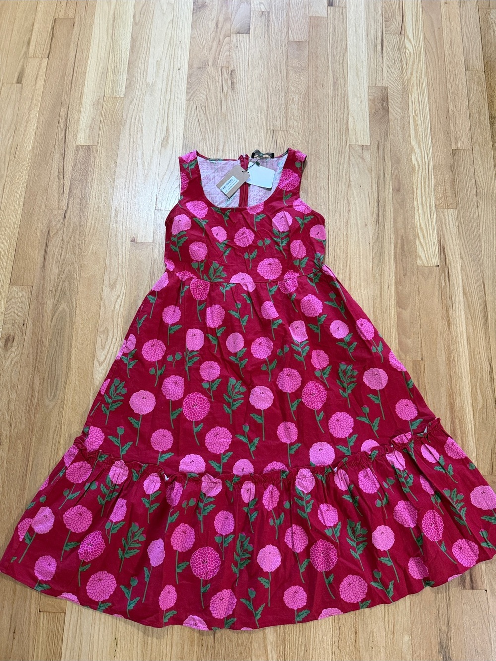 NWT Princess Highway Organic Cotton Marie Fleur Midi Dress Sz AU12